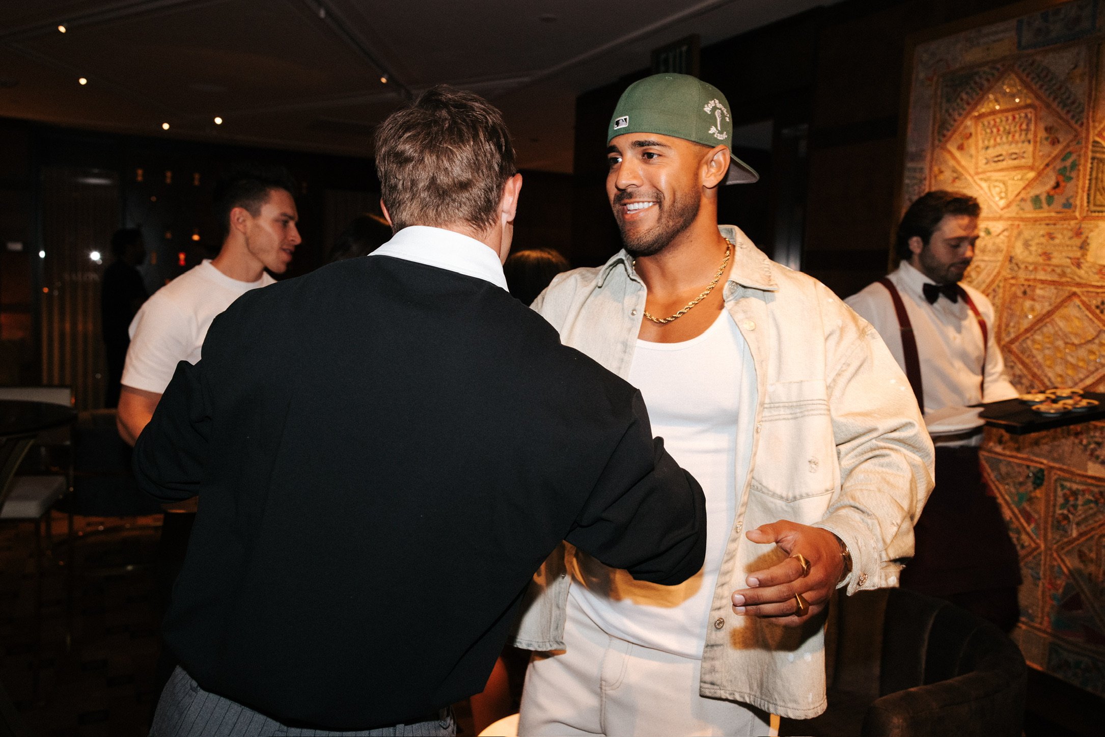 Braxton Berrios and Kendall Washington.