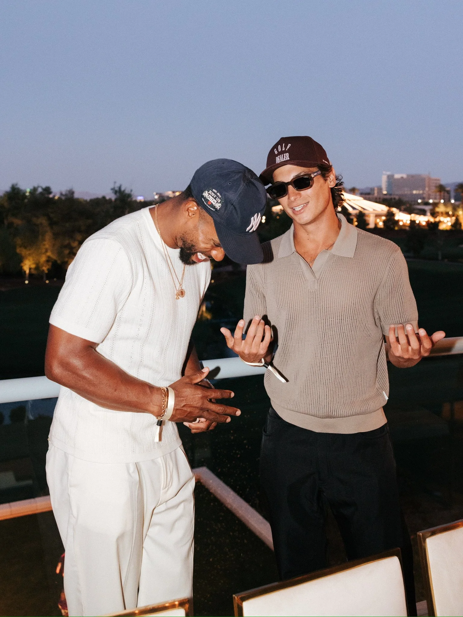 Victor Cruz and John Melstrom.