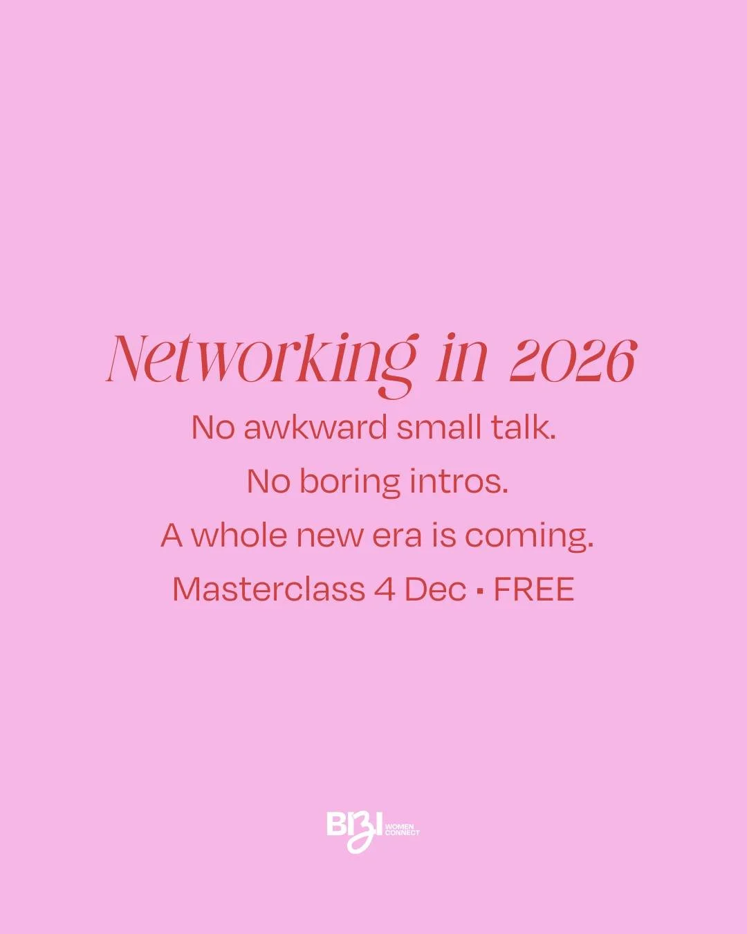 Let&rsquo;s be honest&hellip; some networking events should come with a warning label:
Caution: may cause excessive small talk, business card hoarding, and existential dread. 😅

But networking in 2026 is going to be different - more connection, more