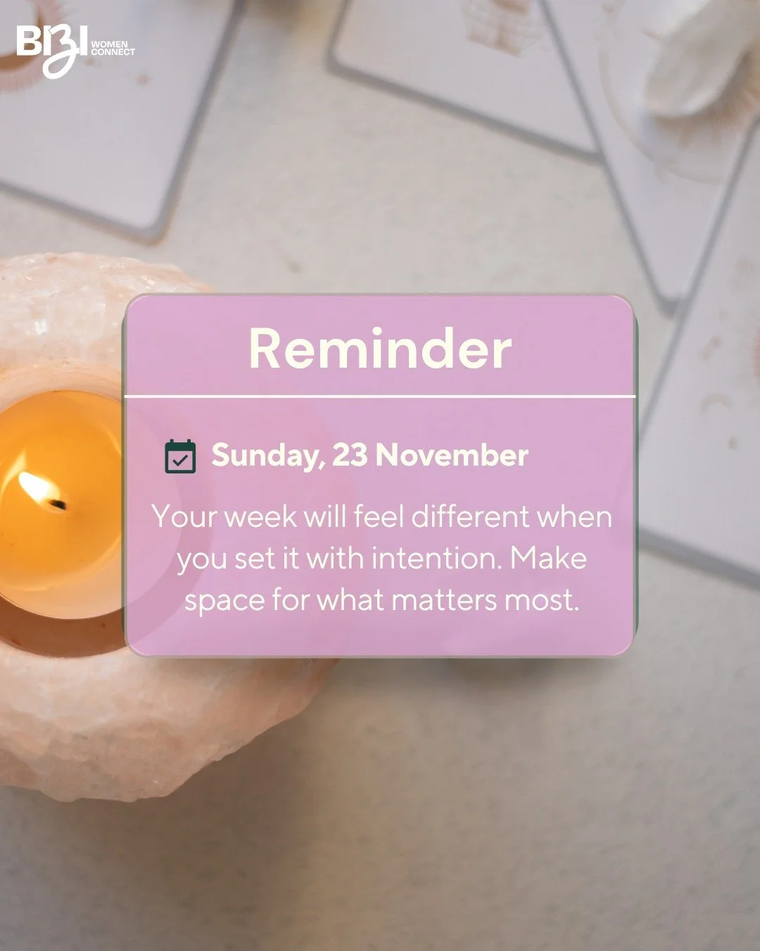 Sundays are not for squeezing in more&hellip; they&rsquo;re for setting the tone. Your week will feel completely different when you set it up with intention ✨

Before the chaos tries to take over, check in with yourself:
💭 One thing I&rsquo;ll focus