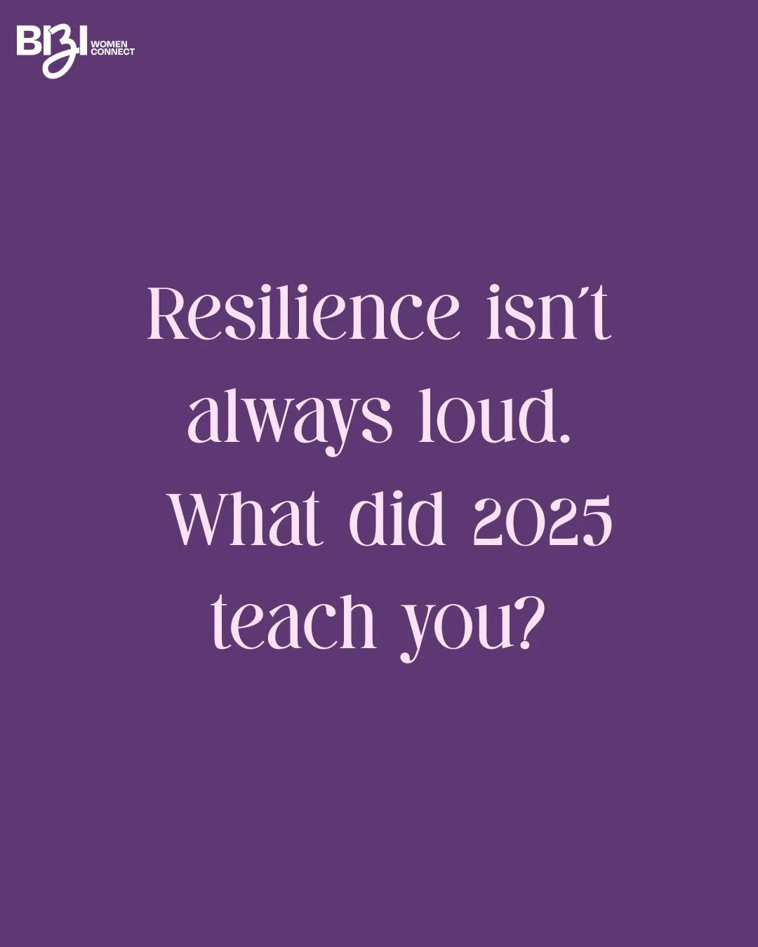 Before this year closes, pause with this question:

What did 2025 teach you about resilience?

Resilience isn&rsquo;t just getting back up.
It&rsquo;s knowing when to pause.
When to soften.
When to let go.
When to begin again.

Write it down.
Speak i