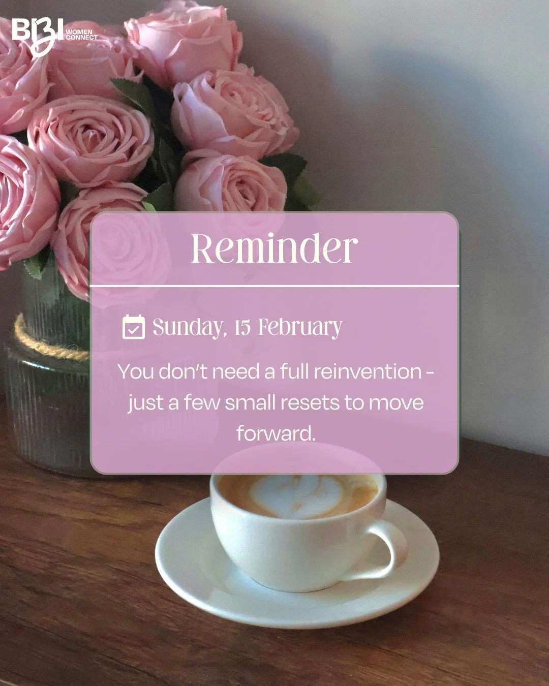 You don&rsquo;t need a full reinvention to reset - just a few small shifts that create breathing room.

5 ways to reset without starting over:
🌸 Admit you&rsquo;re in the middle, not stuck - just mid-process.
🌸 Pick one thing to finish, not five ne