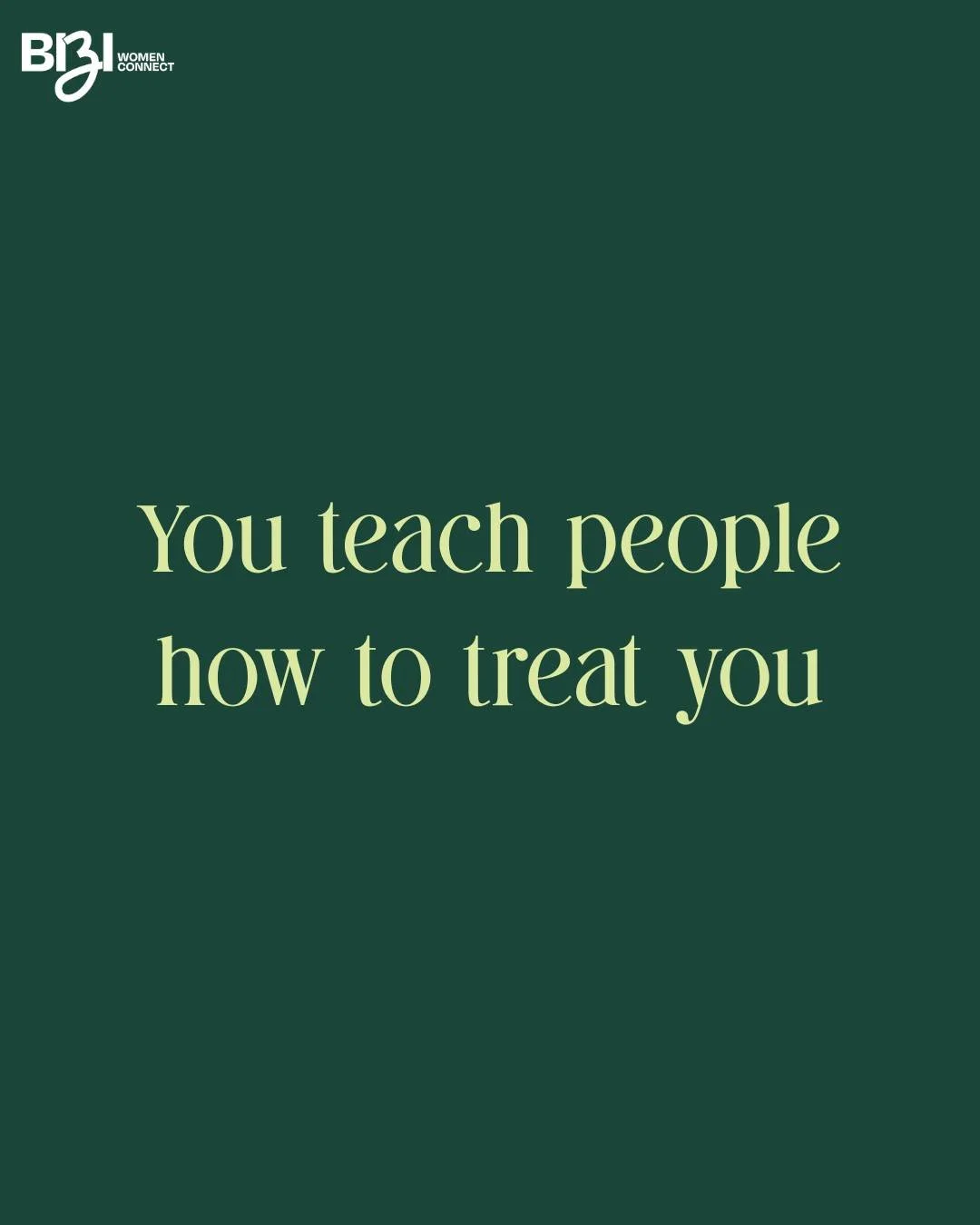 You teach people how to treat you.

Not through big speeches.
Not through ultimatums.
But through what you allow, what you tolerate, and what you reinforce.

Boundaries aren&rsquo;t about controlling others - they&rsquo;re about leading yourself.

💗