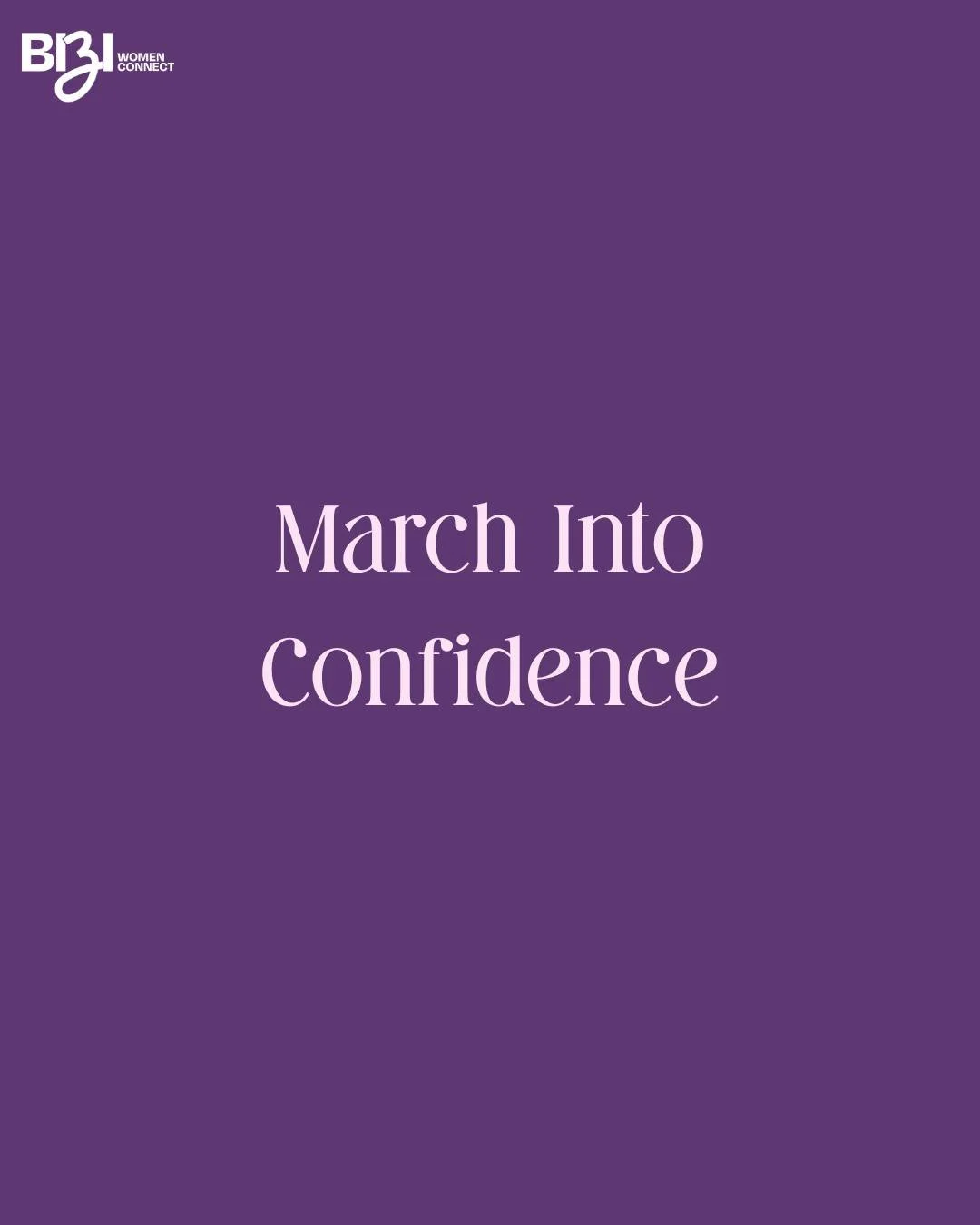 Alright March, let&rsquo;s do this.

This month is about Courage &amp; Confidence - not the &ldquo;I&rsquo;ve got it all together&rdquo; kind&hellip; but the &ldquo;I&rsquo;m doing it anyway&rdquo; kind.

You don&rsquo;t need to feel 100% ready. You 