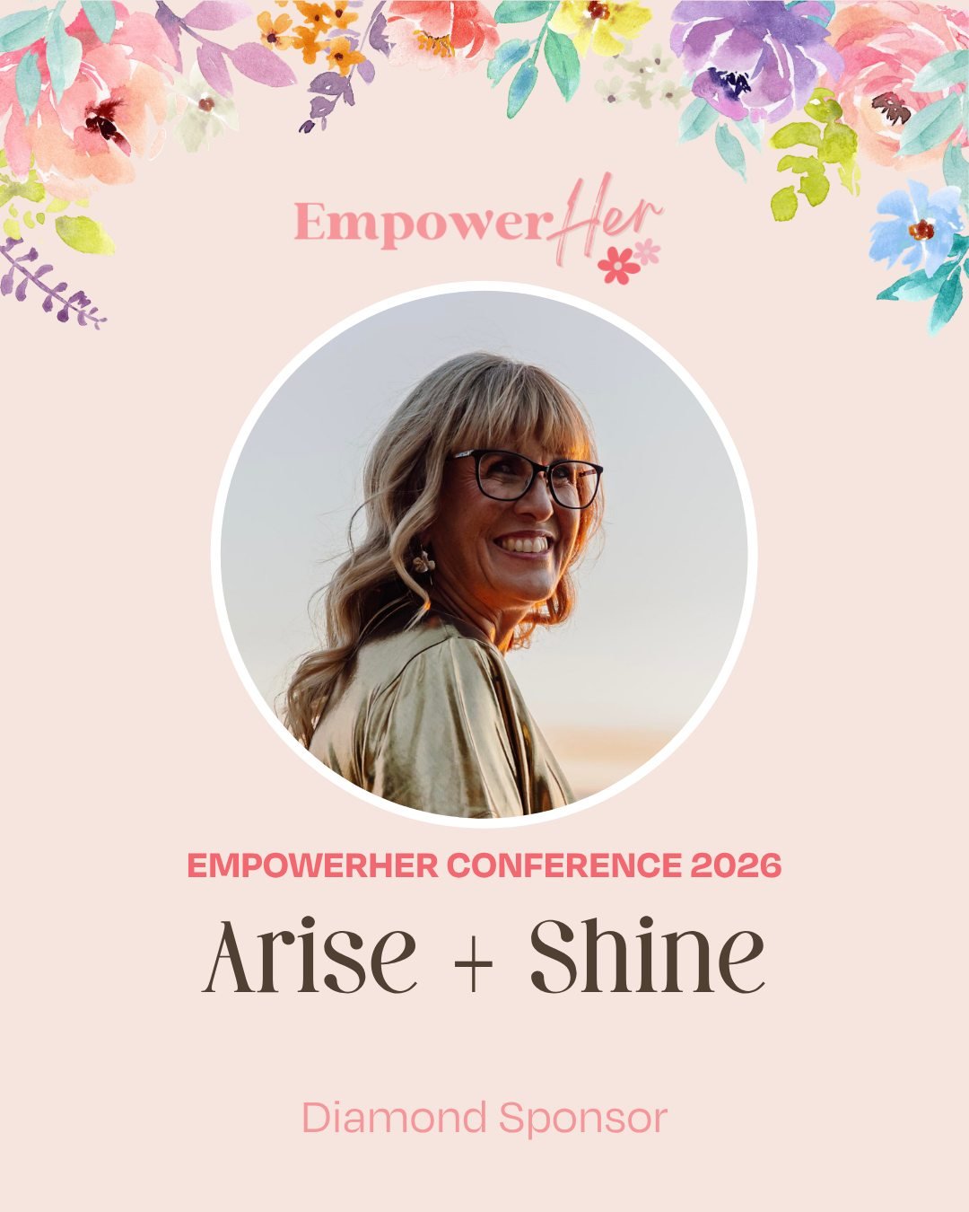 ✨ Diamond Sponsor Announcement ✨

We are so excited to introduce one of our incredible Diamond Sponsors for EmpowerHer Conference 2026.

Please join us in welcoming Tania Comerford from Arise + Shine 💗

Tania is a passionate life coach, retreat faci