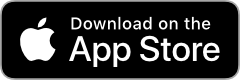 App Store download button with Apple logo and text