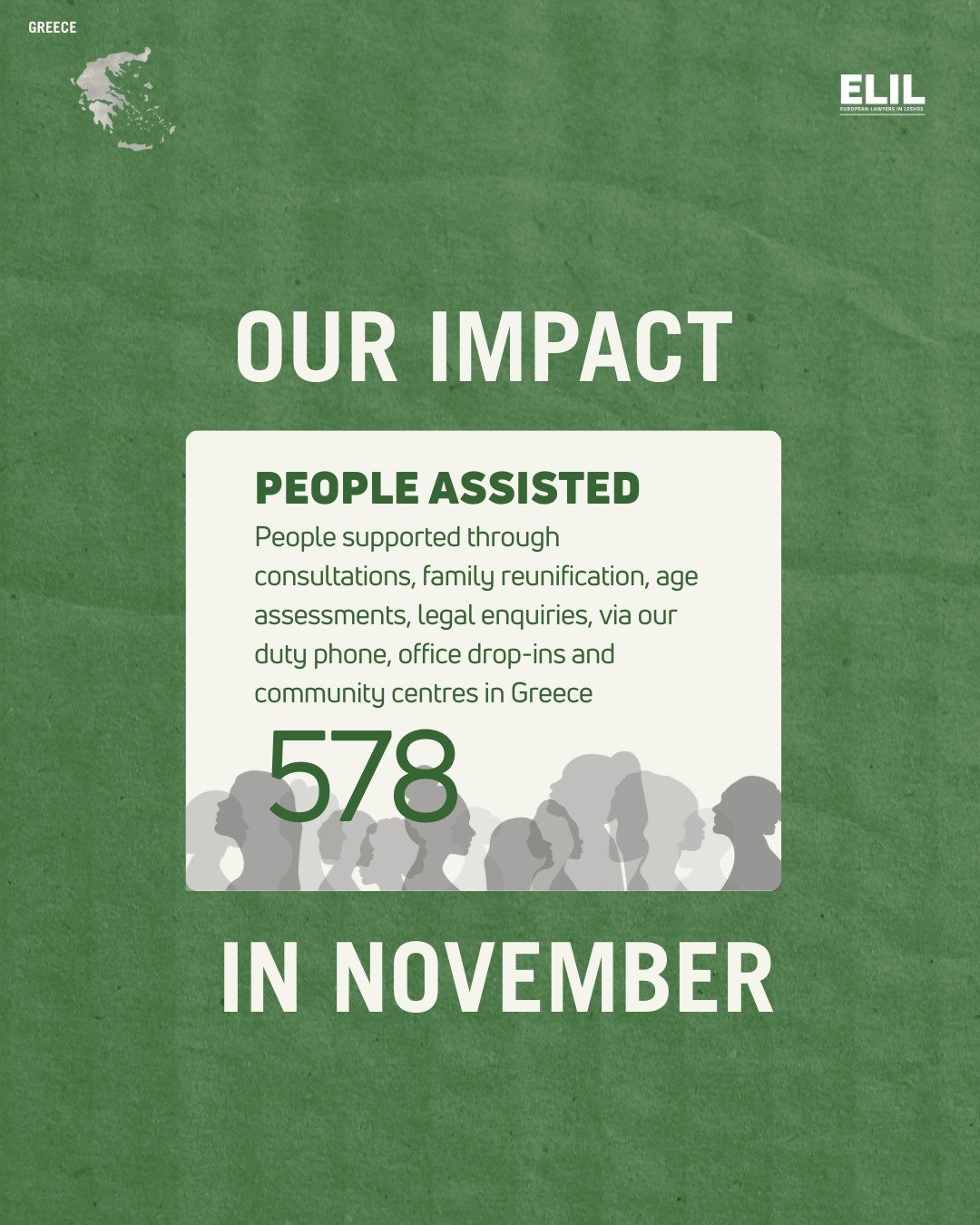 On International Migrants Day, we are looking back at ELIL's work in Greece supporting refugees and asylum seekers in November. We are proud to stand in solidarity with people on the move across Europe and the rest of the world. 

Swipe to learn more