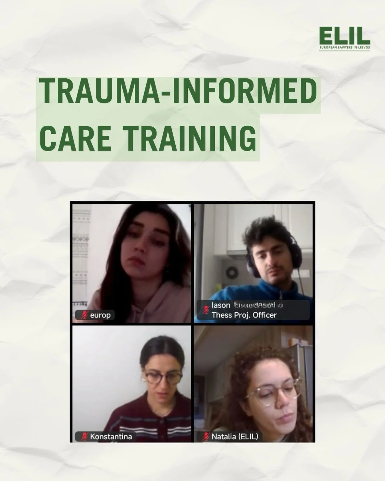 Last week, our Greek team took part in trauma-informed practice training delivered by the Babel Day Centre. This session gave us essential insights so that we can better support people who have experienced trauma. Thank you, Babel, for the infomative
