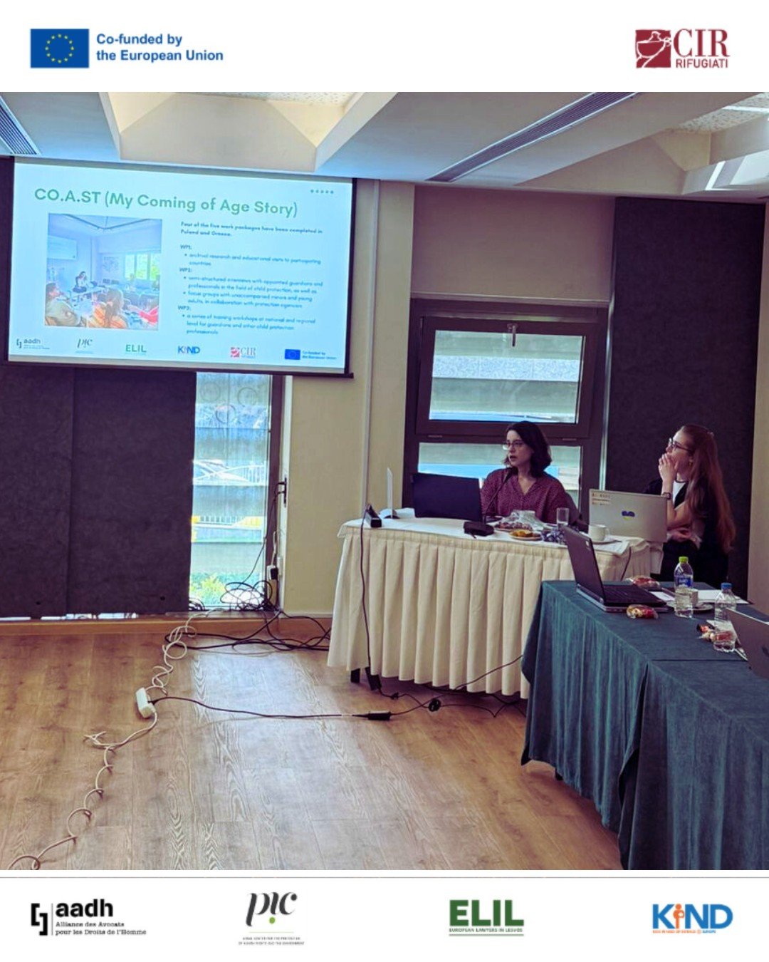 On the 5th of March, our Legal Coordinator Christina Voulimenea was invited by @iasis_gr to speak at the GUIDE AMIF Project meeting in Athens.

During the event, she presented the work of ELIL and insights from the COAST project, highlighting key dev