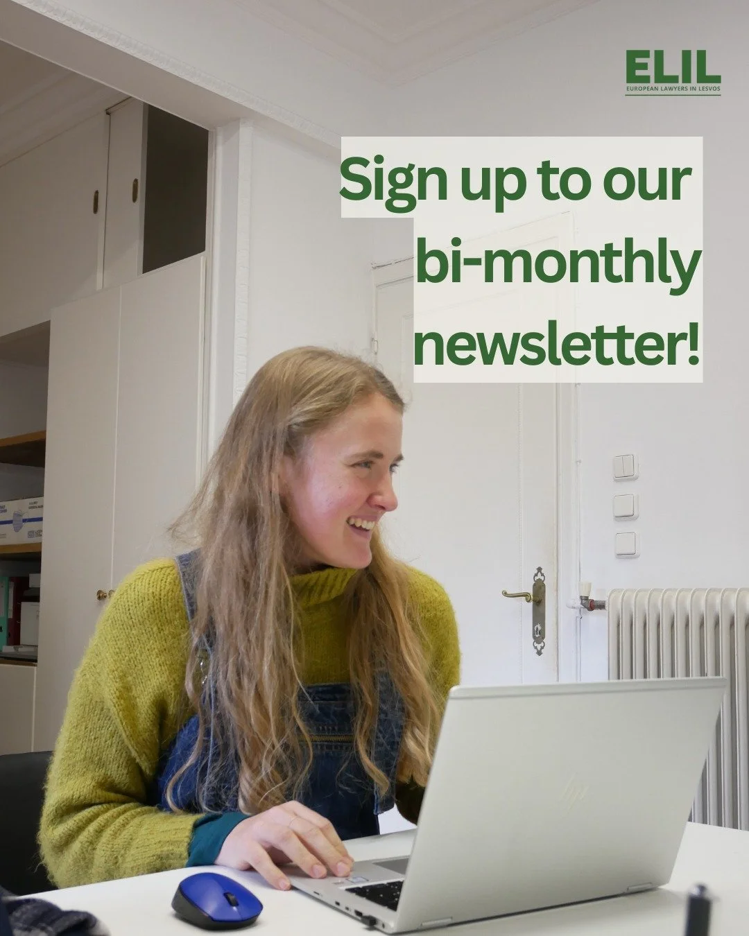 Want to stay informed about the situation for asylum seekers in Poland and Greece, and how ELIL is supporting them? 
Join our bi-monthly newsletter - sign up through the link in our bio ✨