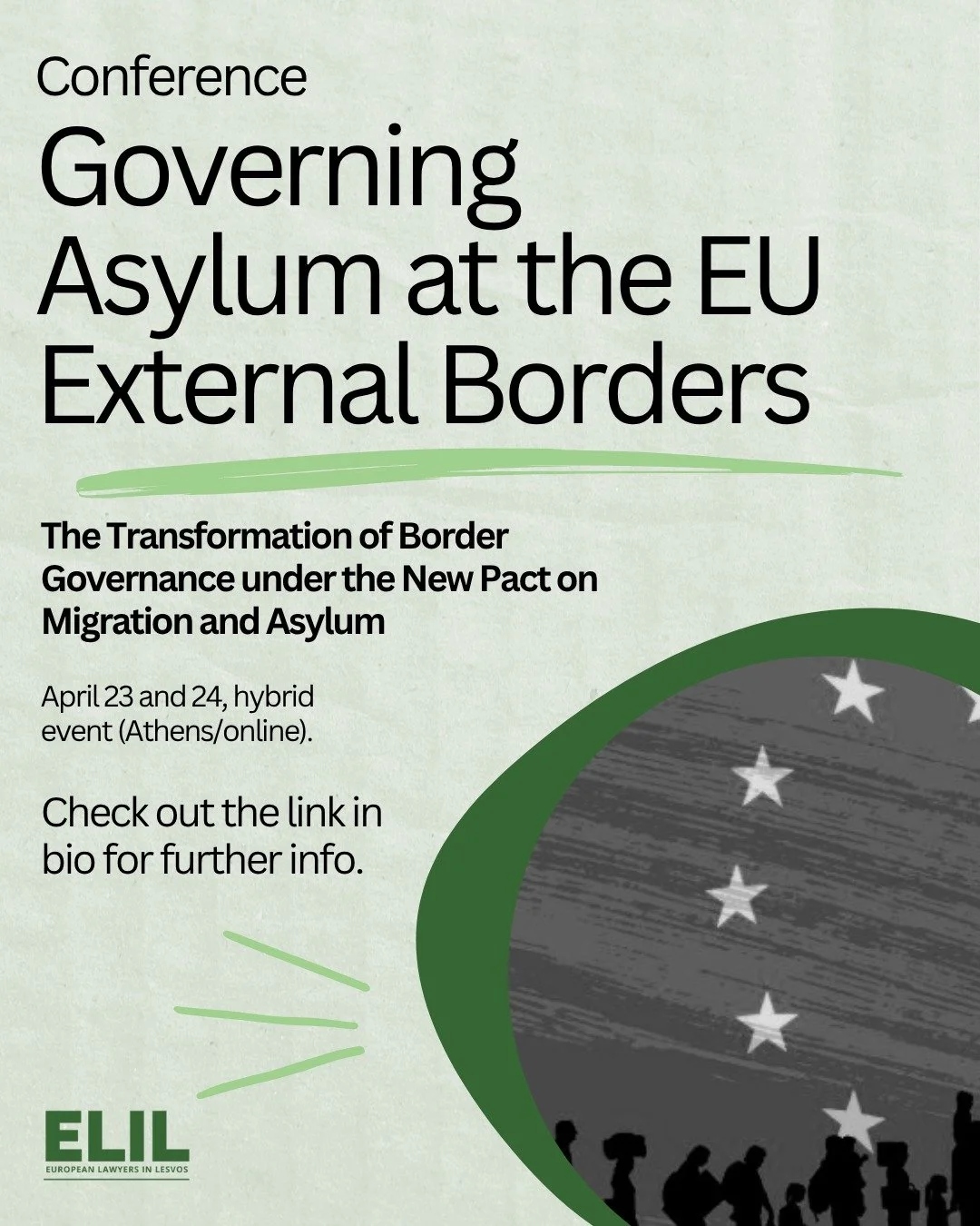 Join us this week to learn more about the New Pact on Migration and Asylum, which will be implemented in June. 

We&rsquo;ve been invited to speak at a conference organised by the Universit&eacute; catholique de Lille and the National and Kapodistria