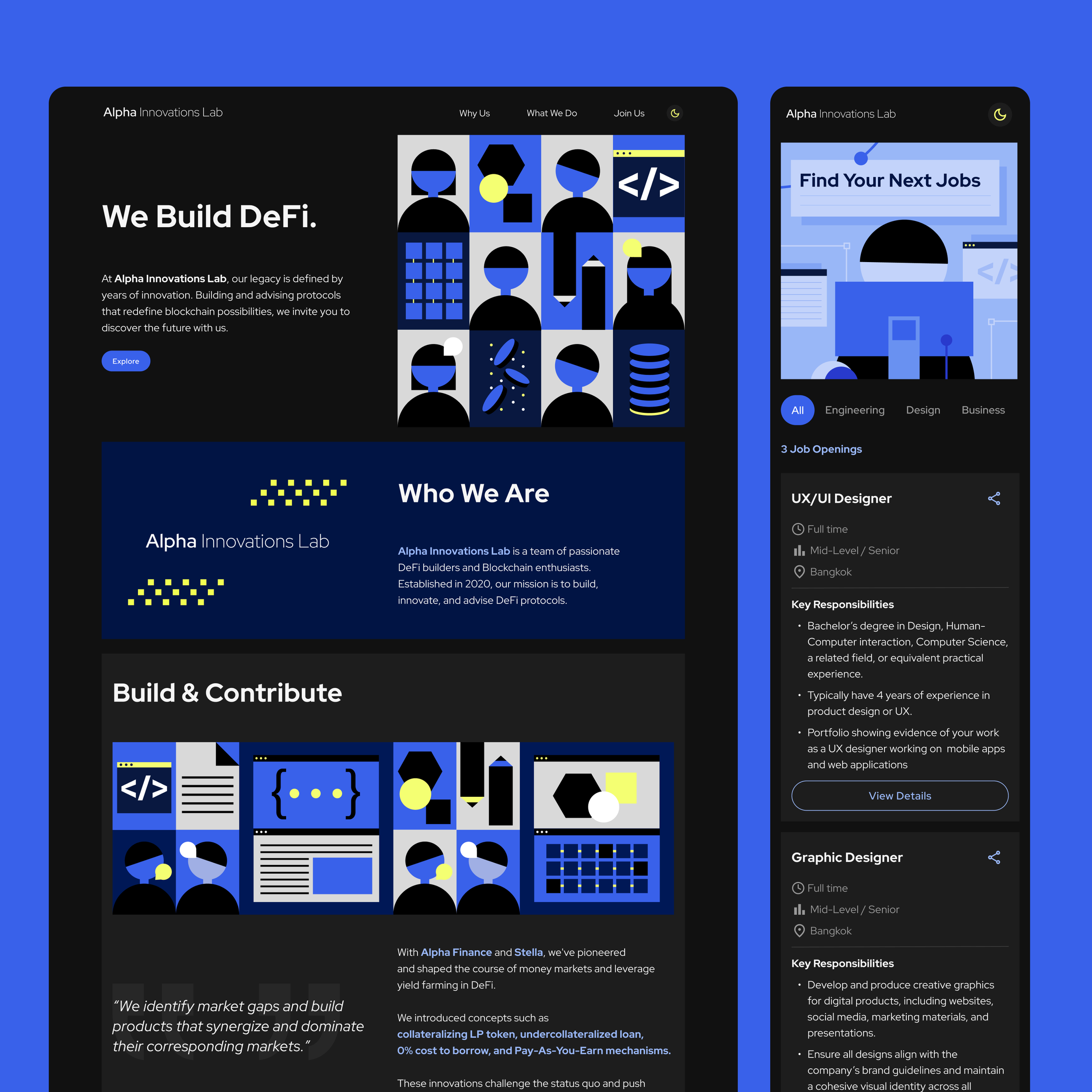 Alpha Innovations Lab Website