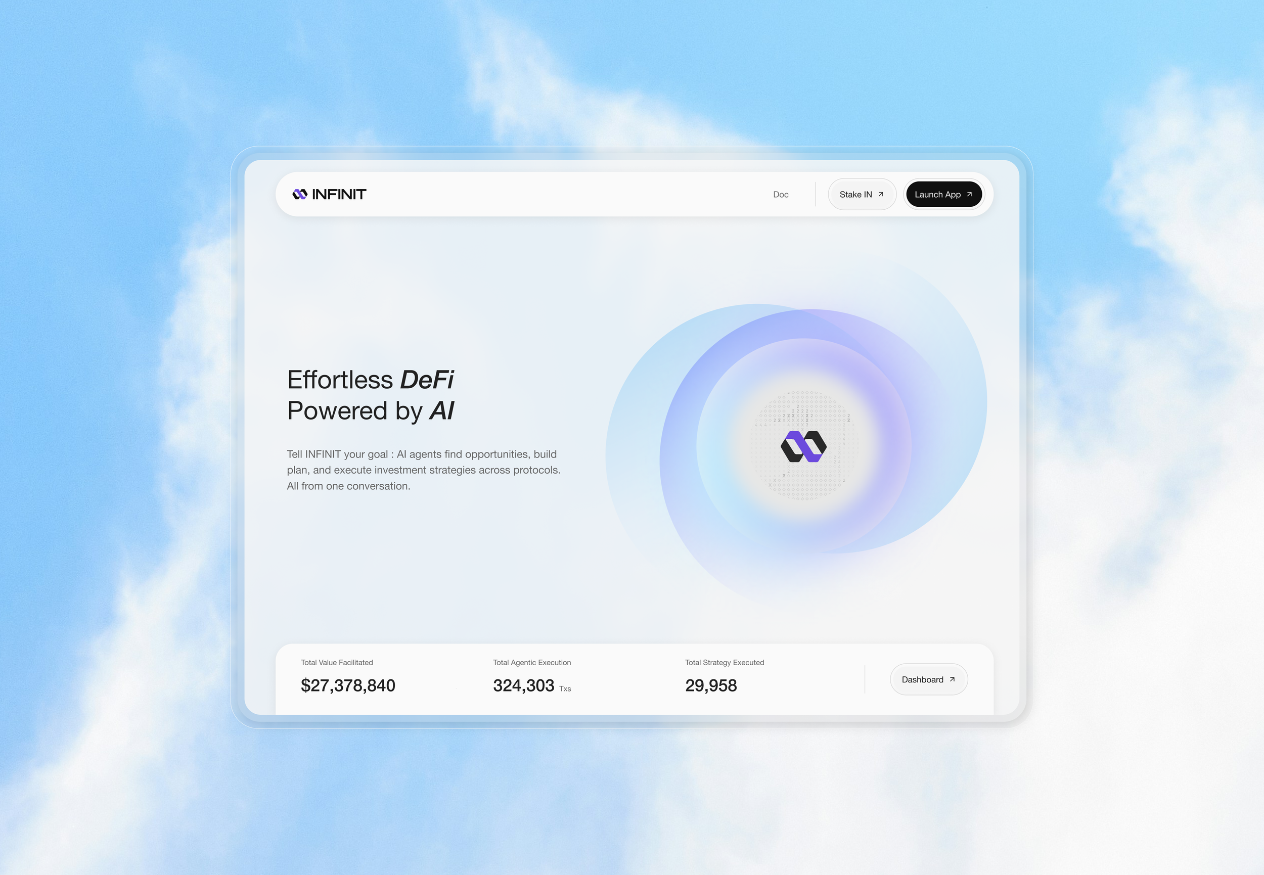 INFINIT Landing Page Redesign