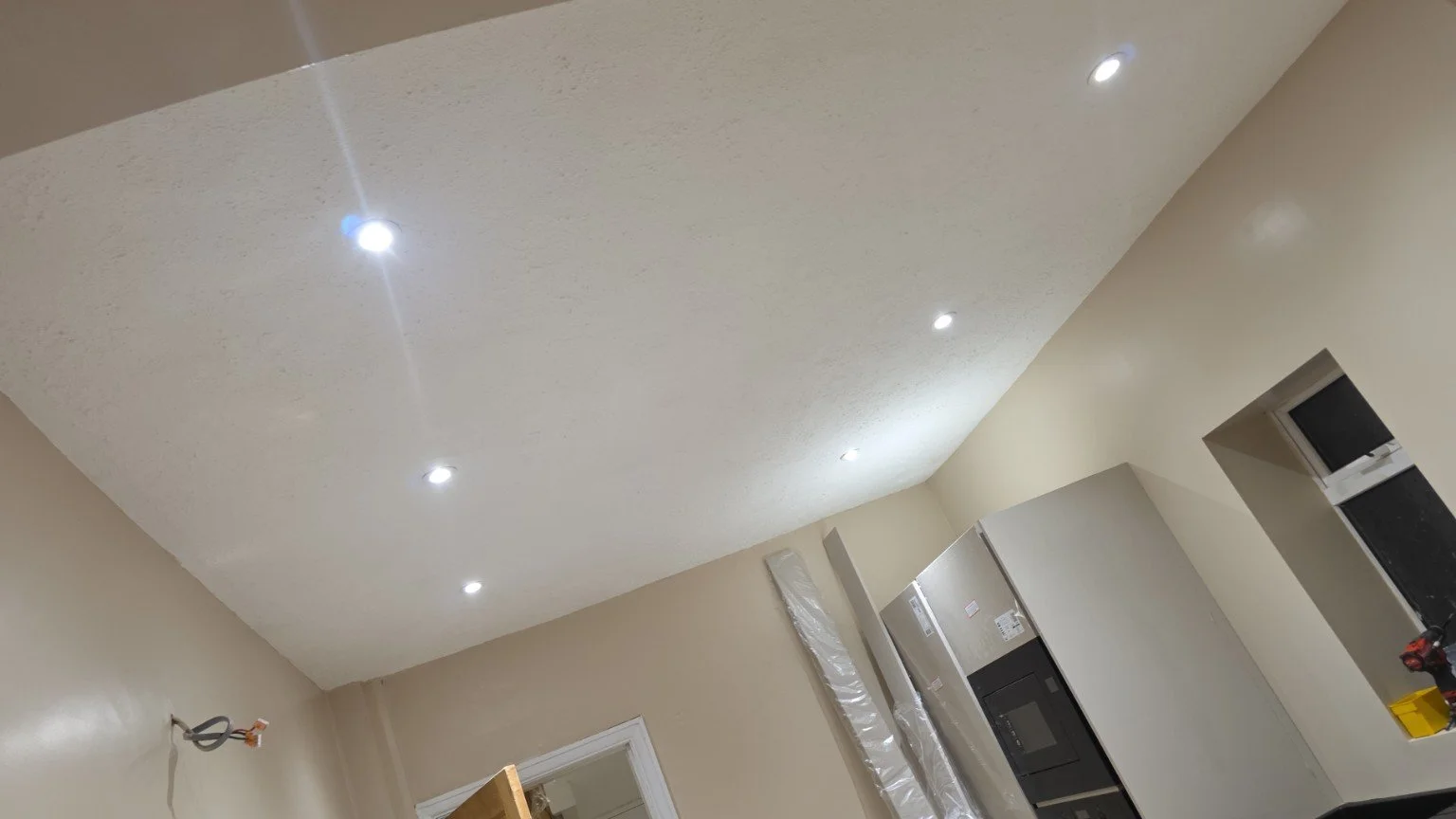 Recessed ceiling downlights installed by Orme Electrical N.W.