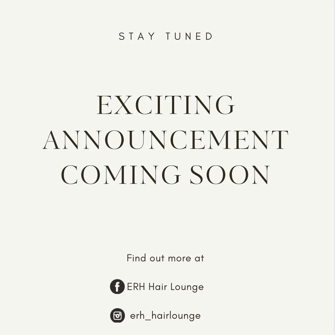 I will be letting everyone know the exciting new very soon! Stay tuned! 🤎🤎