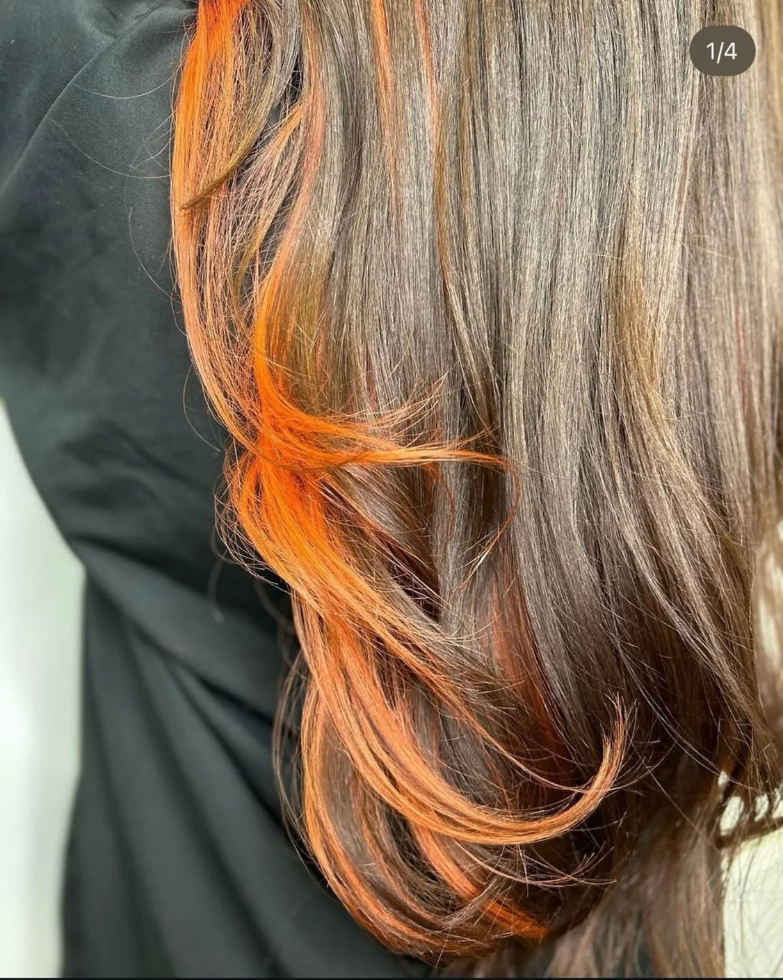 Colour: Bleached + toned with a copper orange
Finish: Soft waves to show off that shine ✨

Would you try copper? 🧡

#copperhair #copperorange #haircolouring #bleachedhair #tonedhair