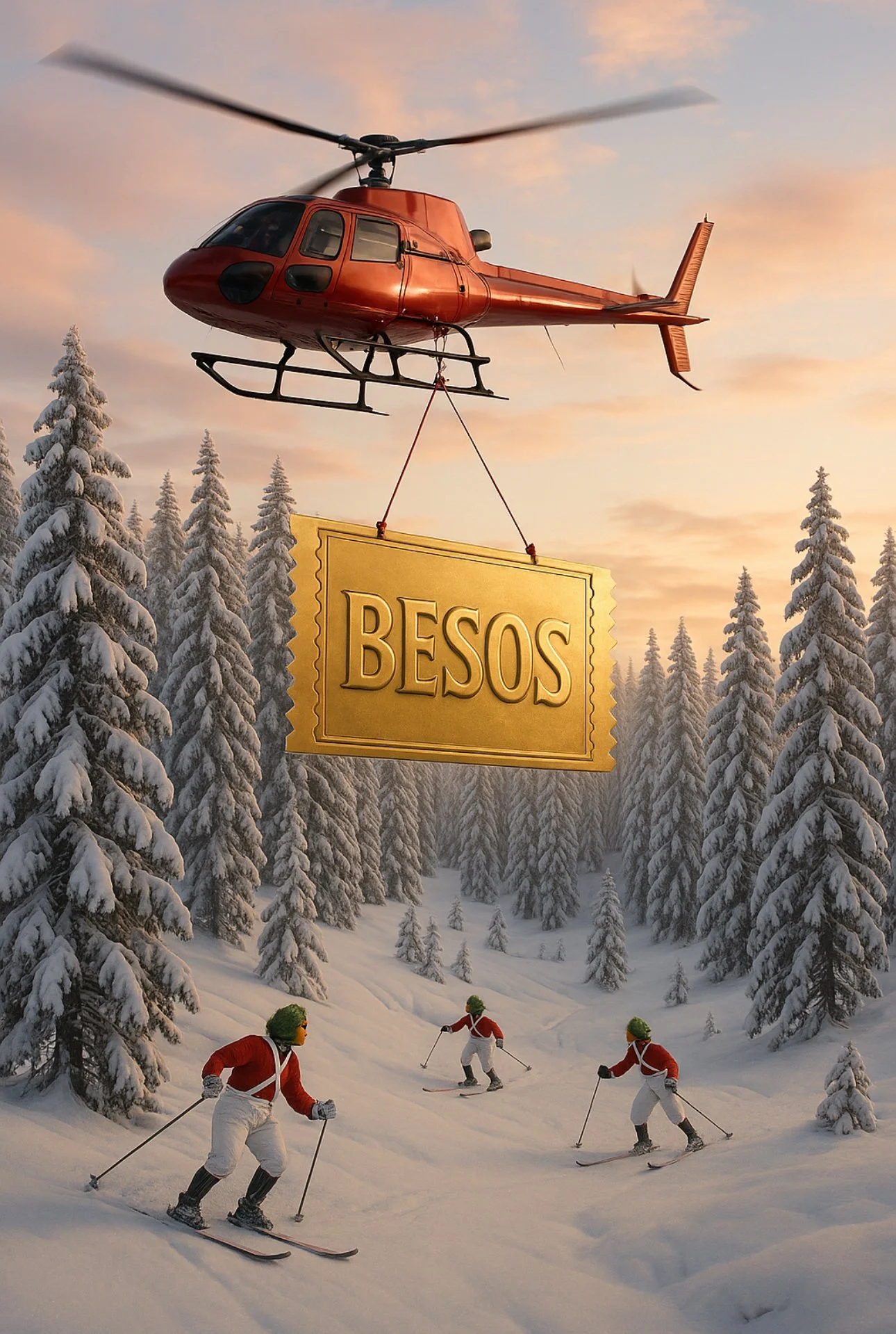 AI- generated content creation and digital campaign concept for the promotion of the new menu launch for ‘Besos’
