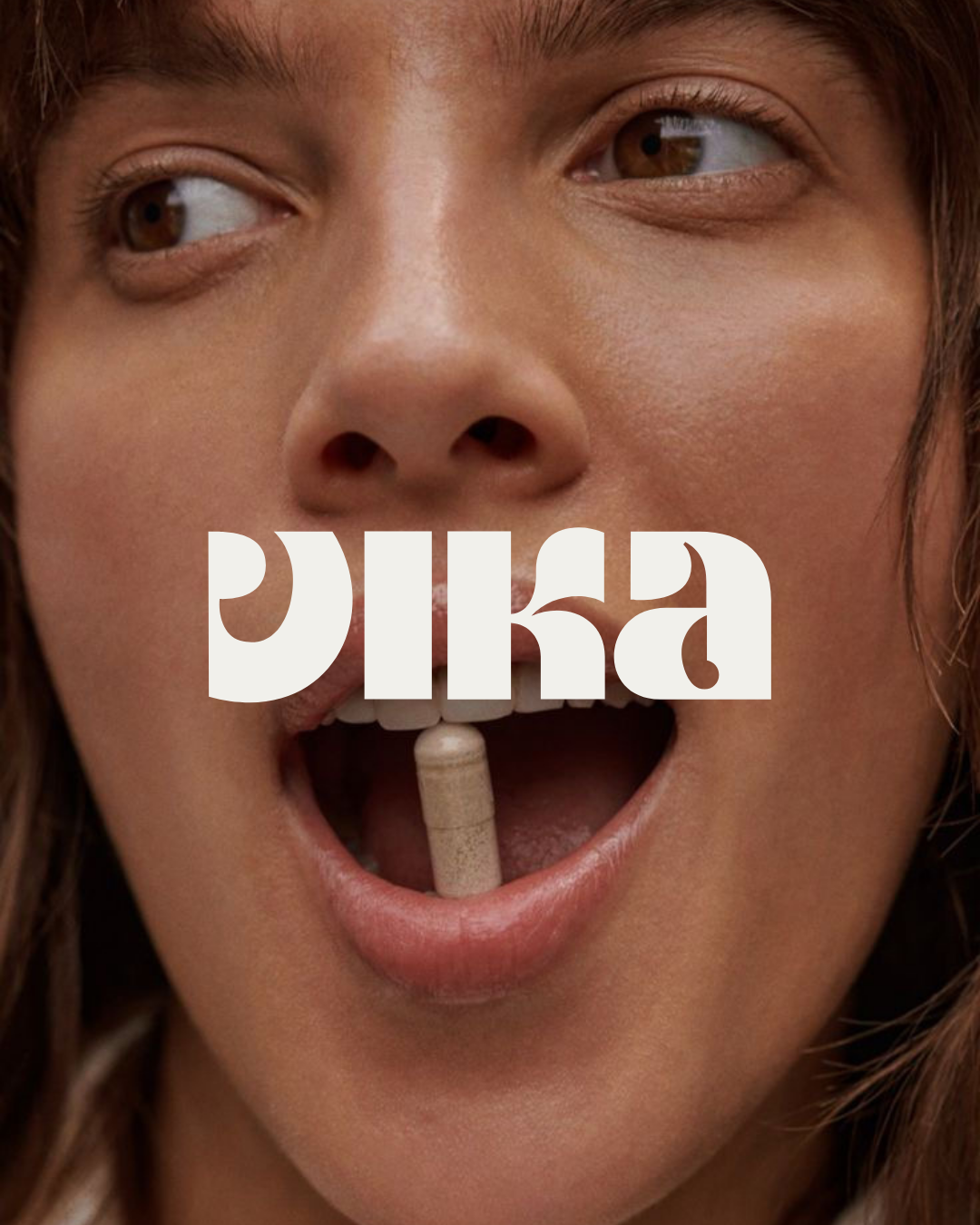 Logo design for a supplement’s brand called ‘Vika’