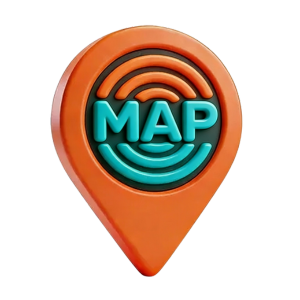 3D Map Icon for Map