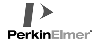 PerkinElmer logo with a stylized number 1 and a triangular arrow