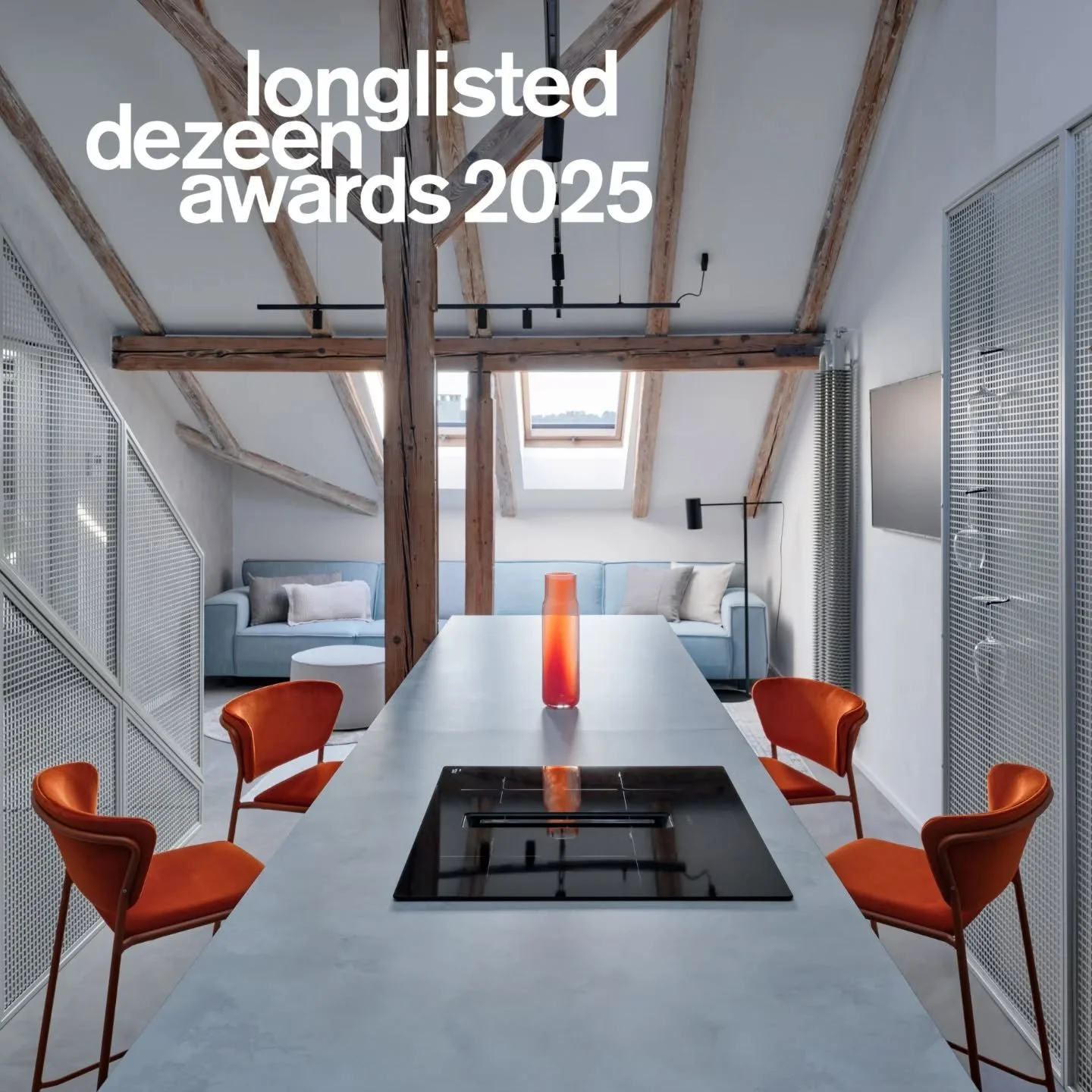 We are very happy and grateful to share with you that our project Arbes square apartment has been longlisted for the Dezeen awards 2025, in the cathegory Kitchen interior. 🤍

Thank you @dezeenawards_ and @dezeen for a recognition! 💫

And our sincer