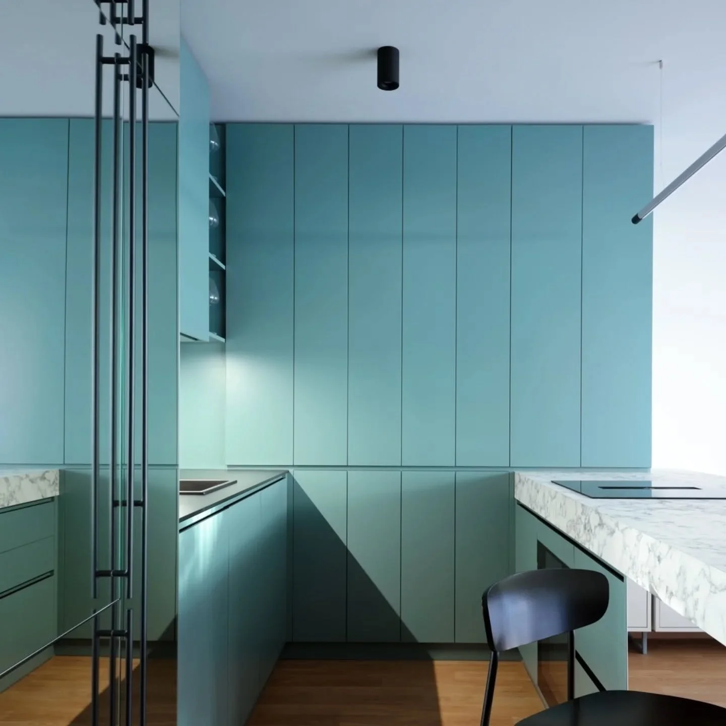 Barevn&yacute; a materi&aacute;lov&yacute; koncept je navržen svěž&iacute;, &scaron;mrncovn&iacute;, mladistv&yacute;, av&scaron;ak z&aacute;roveň minimalistick&yacute;. Hlavn&iacute; důraz byl kladen na funkčn&iacute; uspoř&aacute;d&aacute;n&iacute;