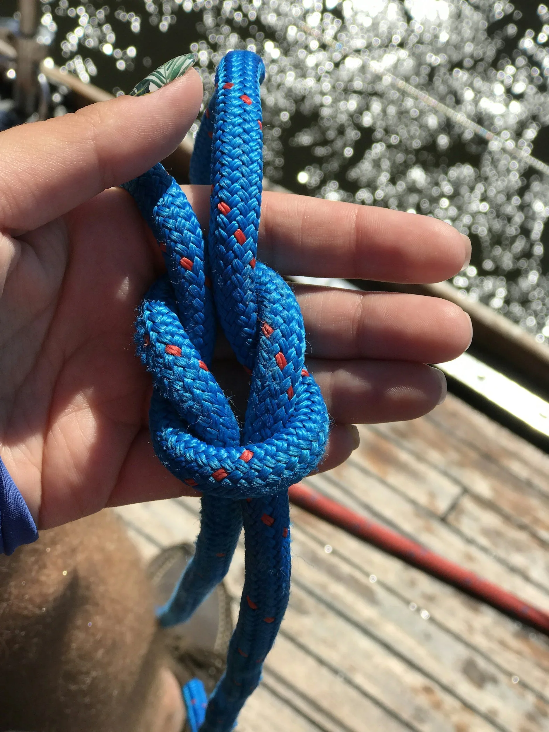 “I can’t tie knots”