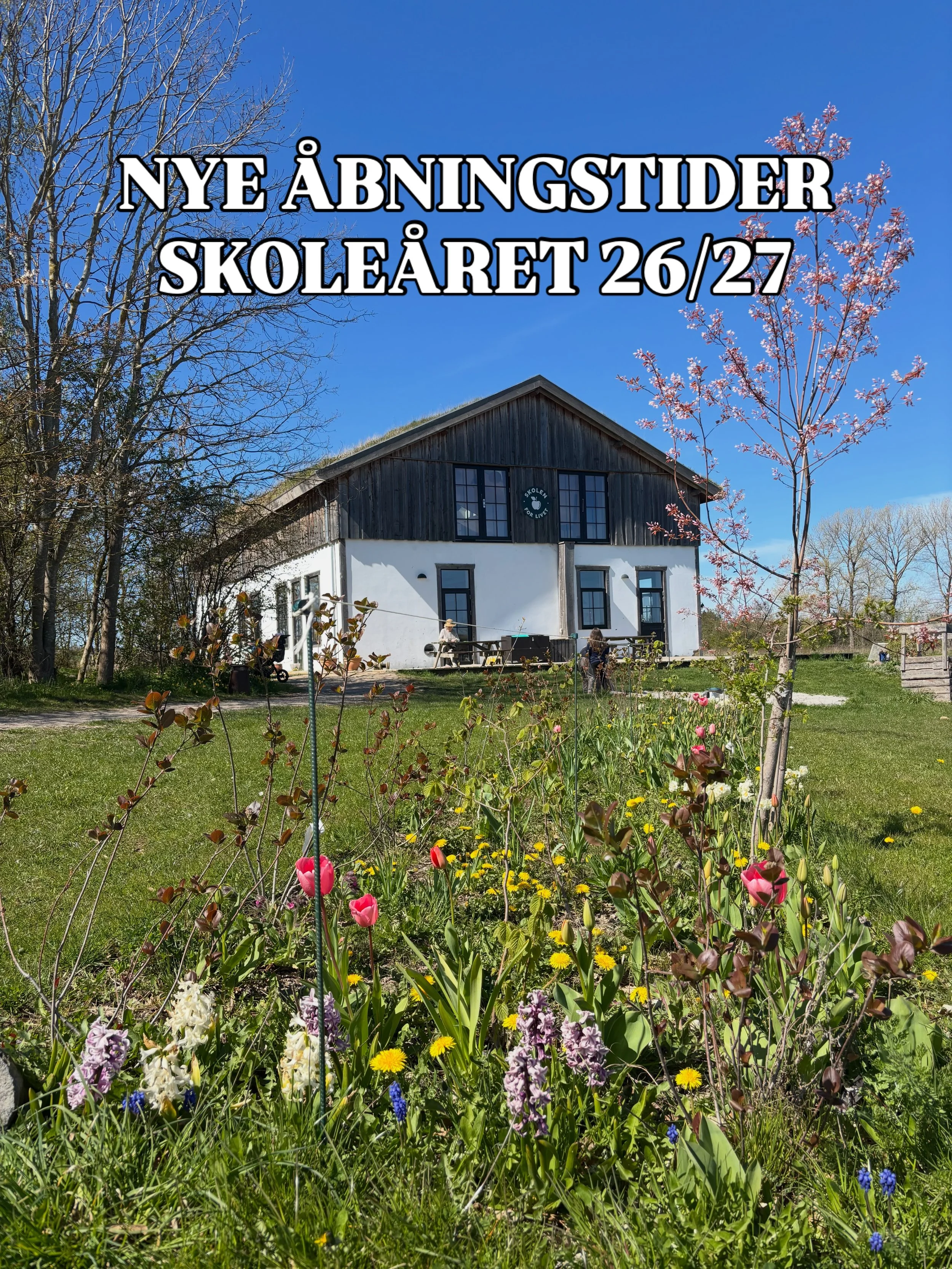 Gode nyheder 🙌🏼

Fra n&aelig;ste skole&aring;r udvider vi vores &aring;bningstid, s&aring; der fremover vil v&aelig;re mulighed for pasning fra kl. 7.00&ndash;16.00 🌿

Skoledagen starter fortsat med f&aelig;lles morgensamling kl. 8.45, s&aring; de