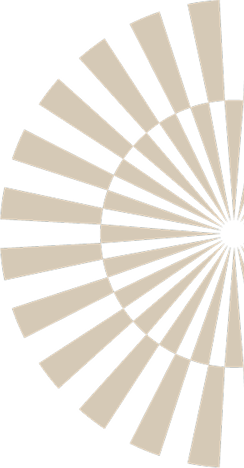 Black and beige spiral pattern resembling a radial design or optical illusion.