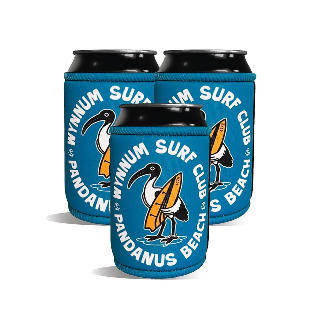 WSC Ibis Stubby Cooler 3 Pack - AQUA