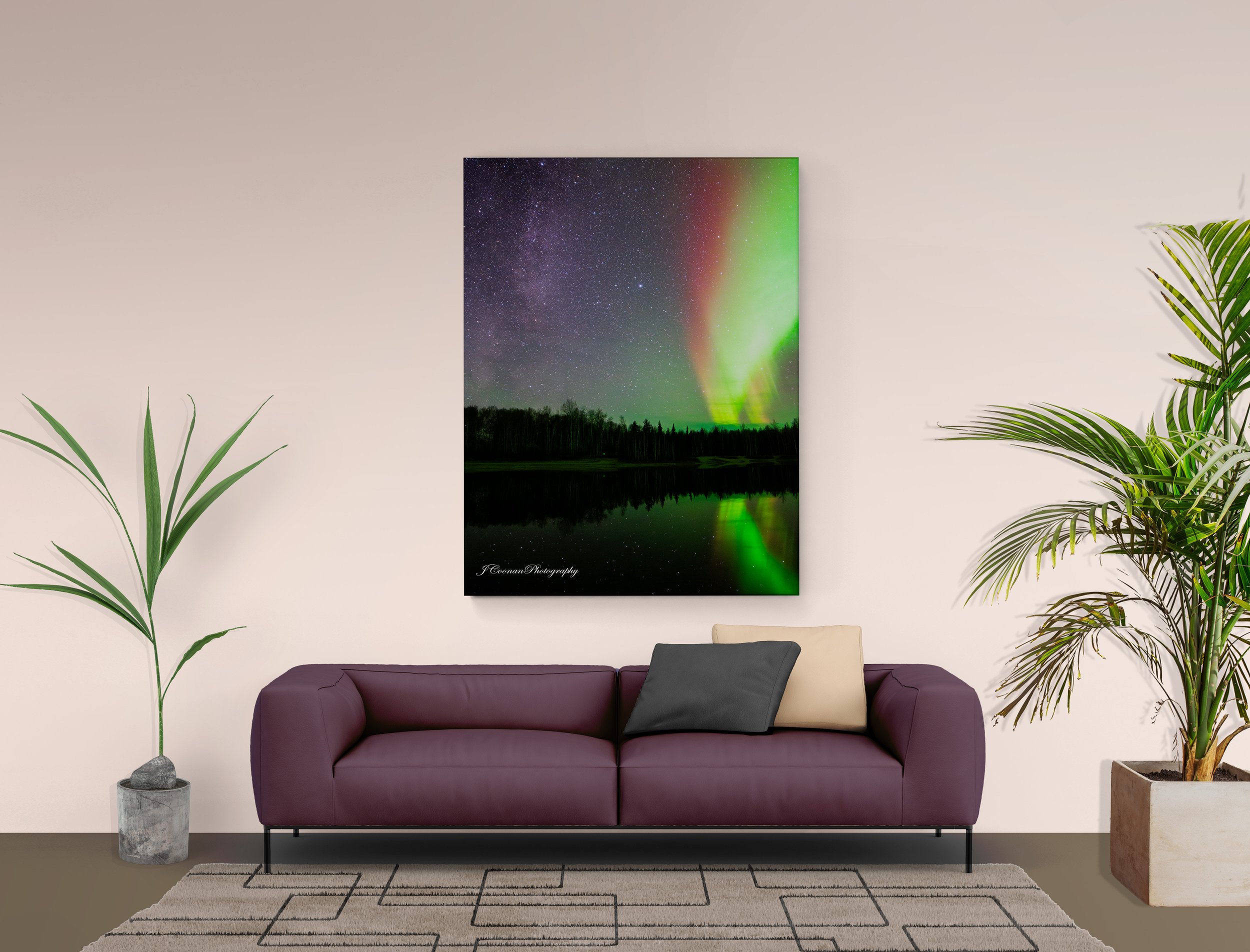 Olnes Pond, Alaska, Aurora and Milkyway Mock.jpg