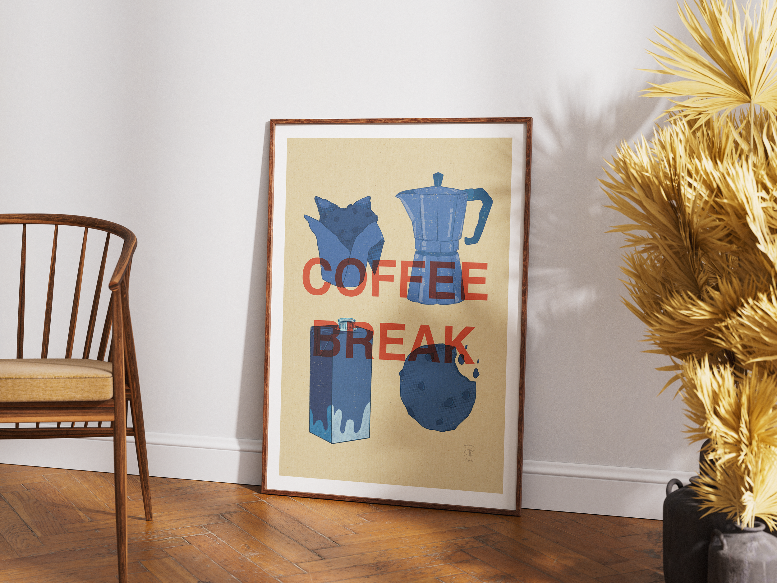 Blue_Coffee_Break_Framed.png