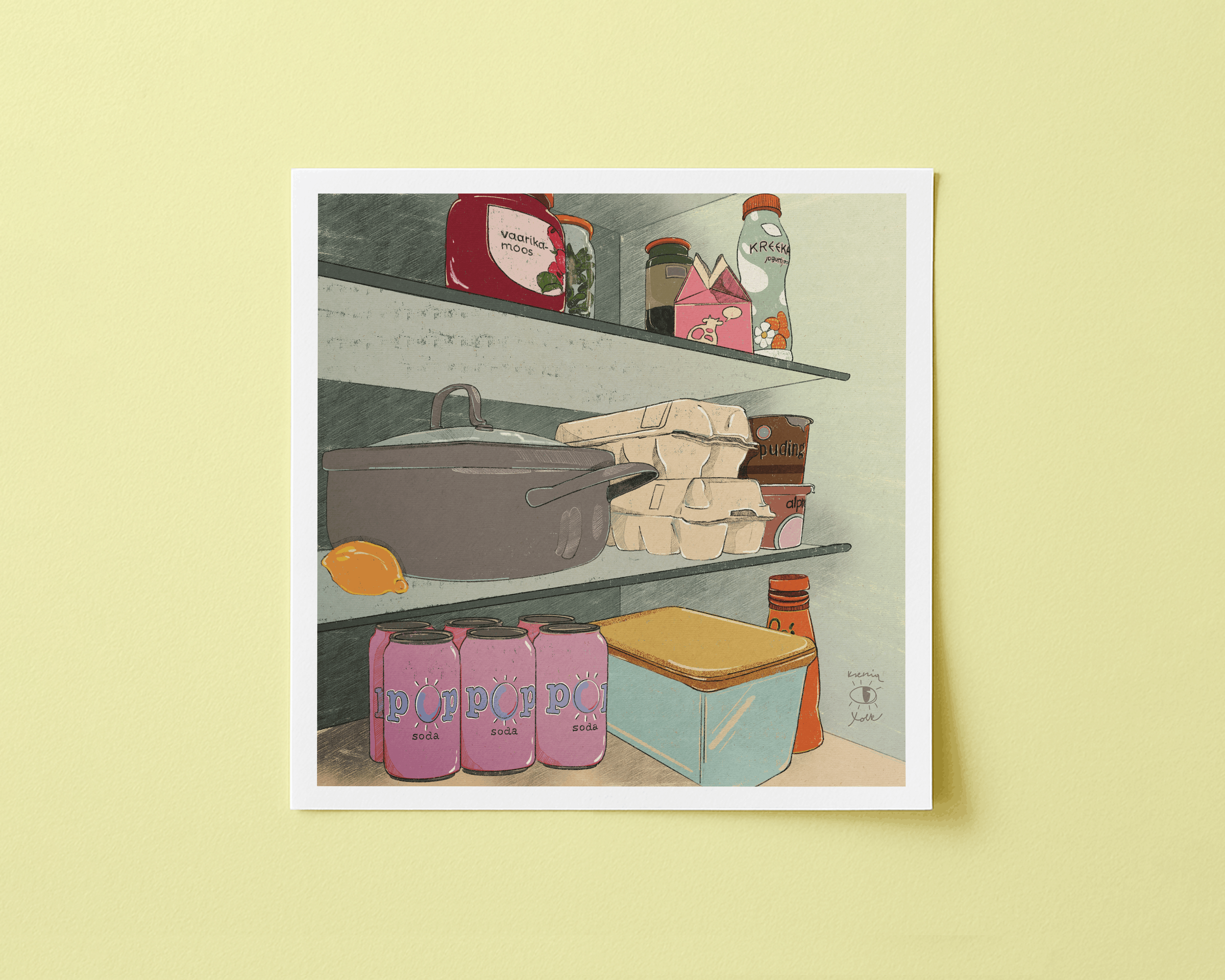 My Fridge - Art Print