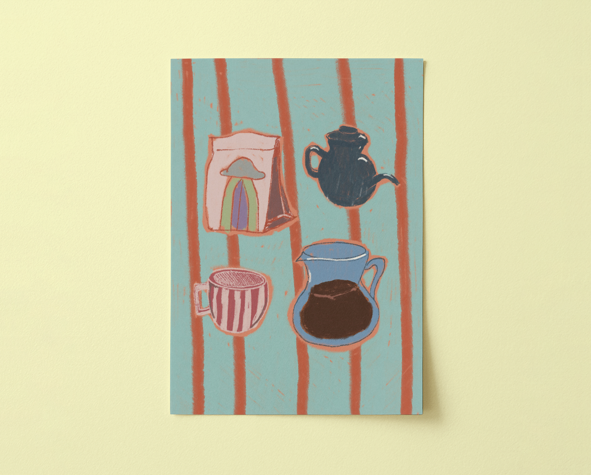 Coffee Set - Art Print