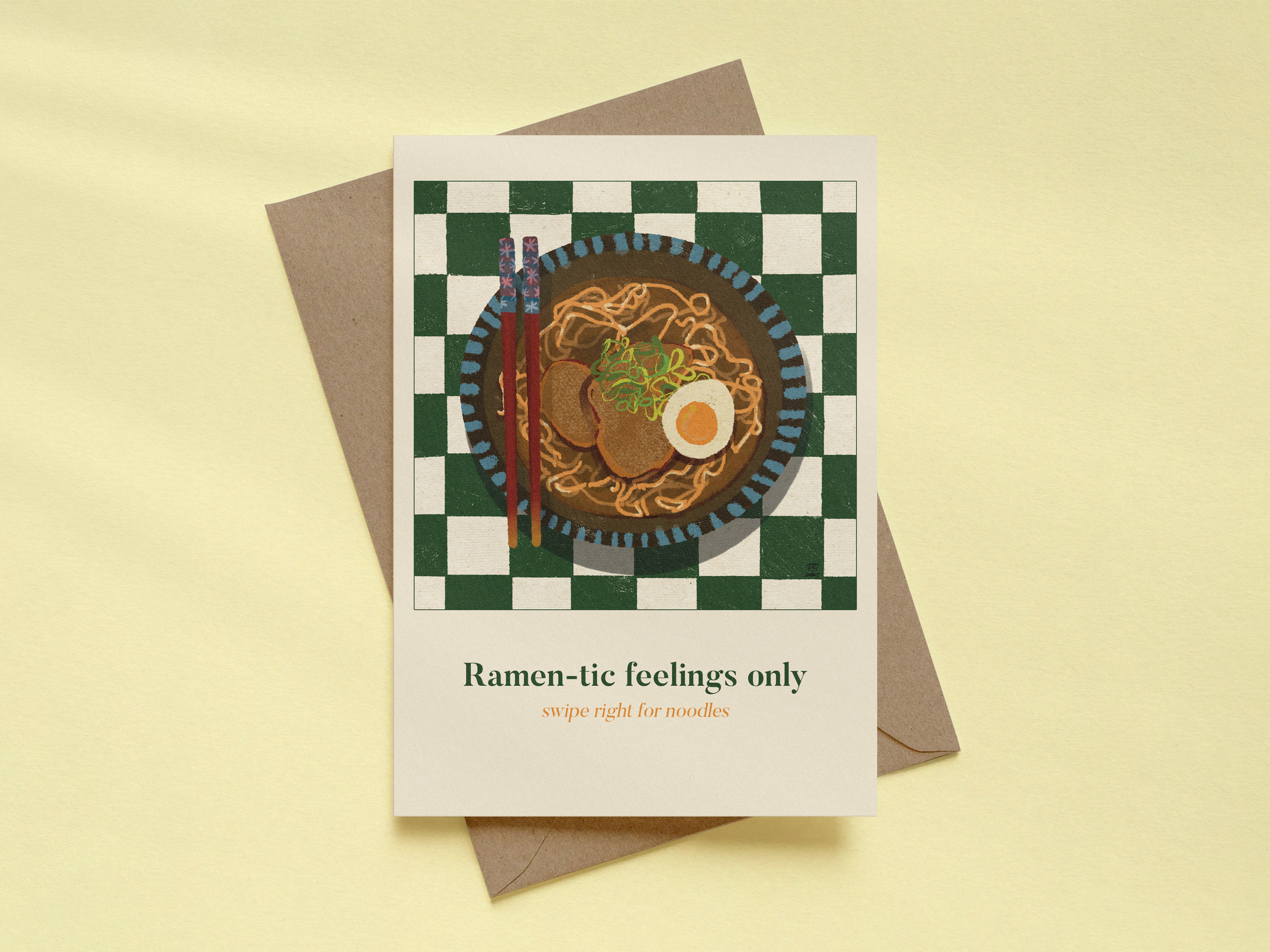 [postcard] ramen'tic feeling only