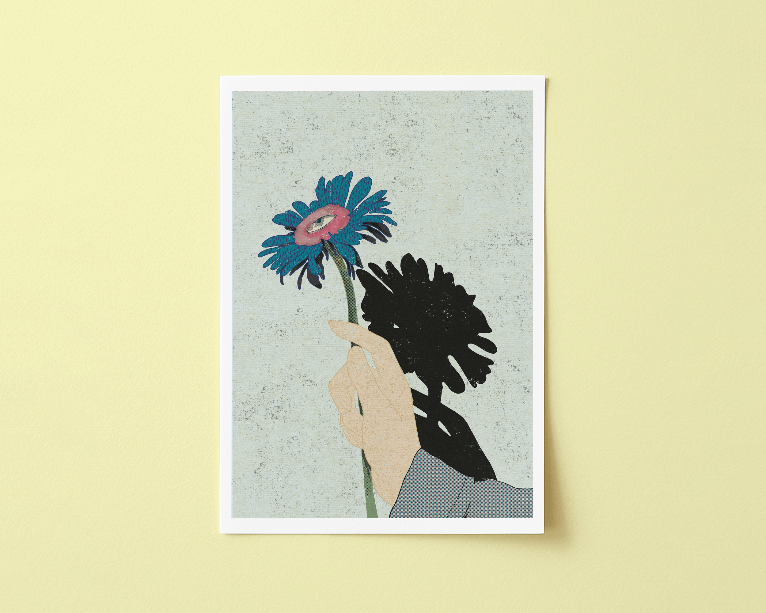 Annoyed Flower - Art Print