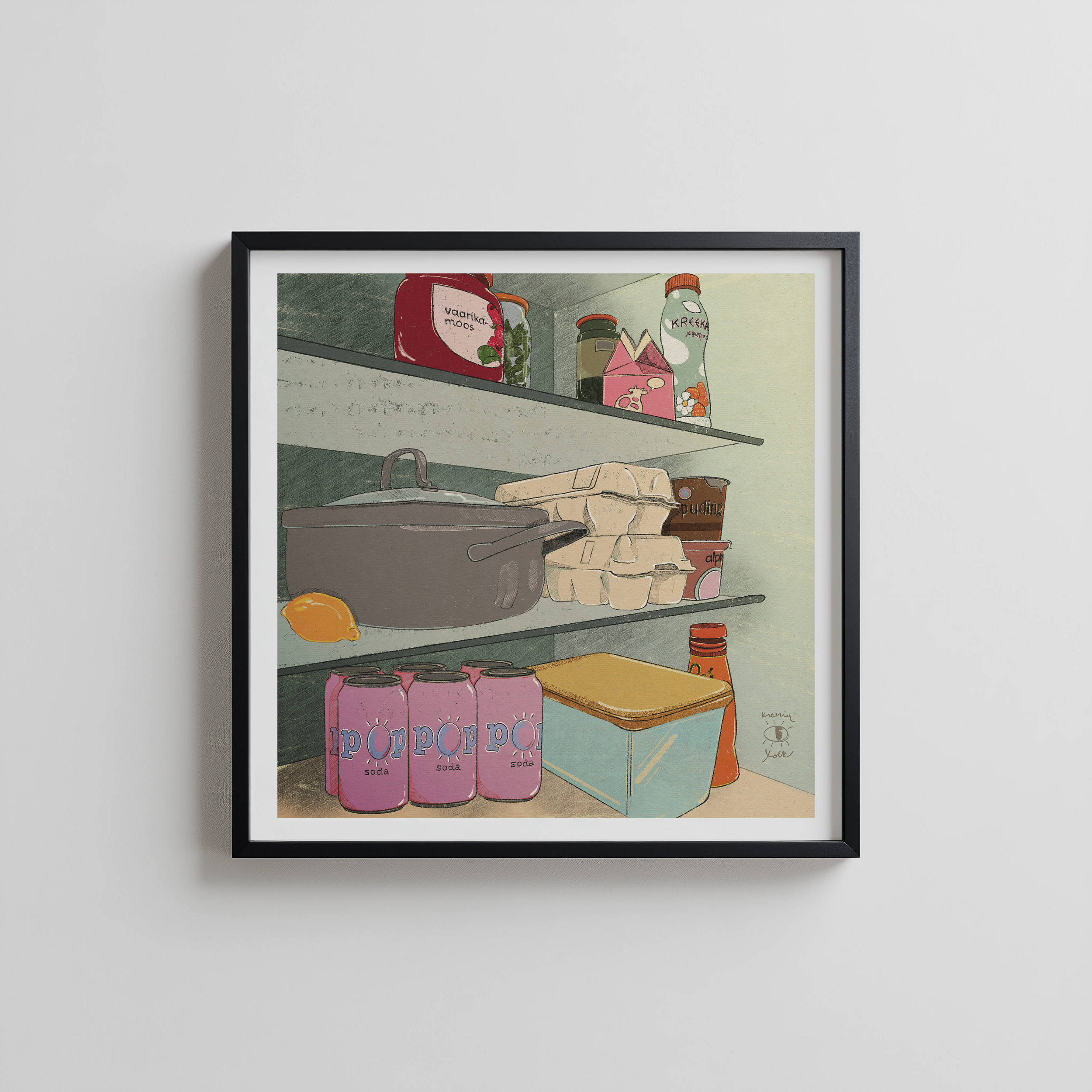 My Fridge [Art Print]