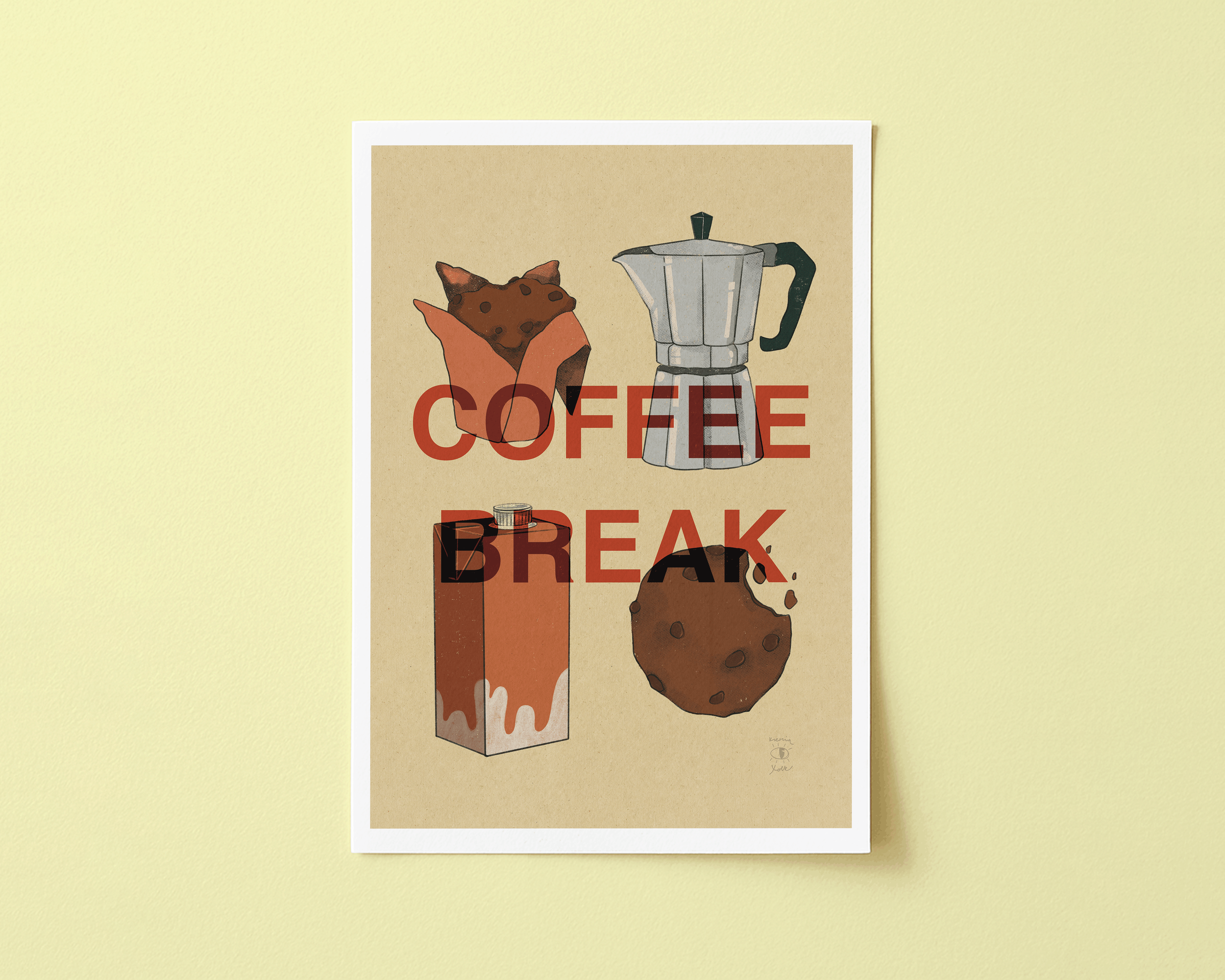 Coffee Break - Art Print