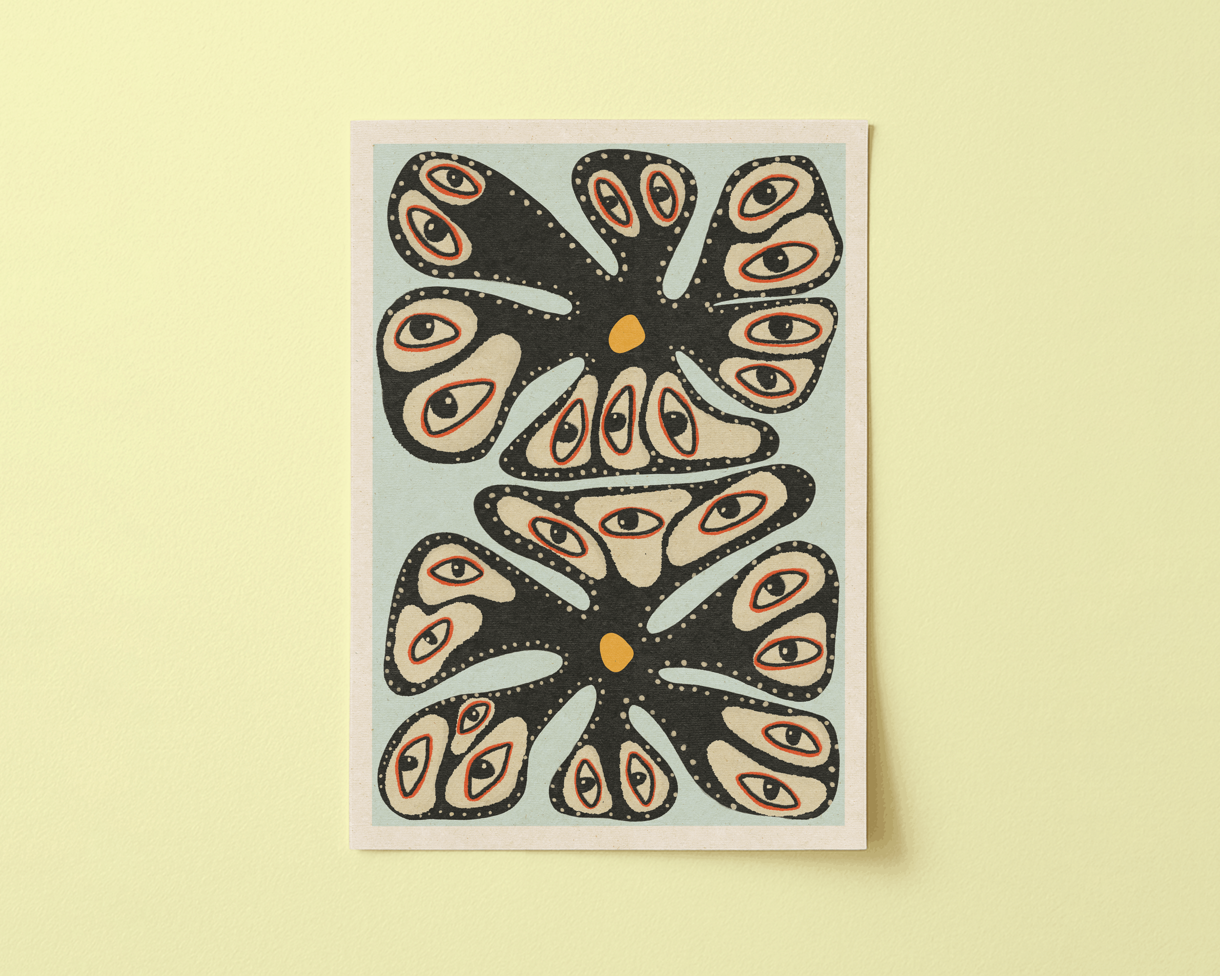 Flower Eyes - Art Print