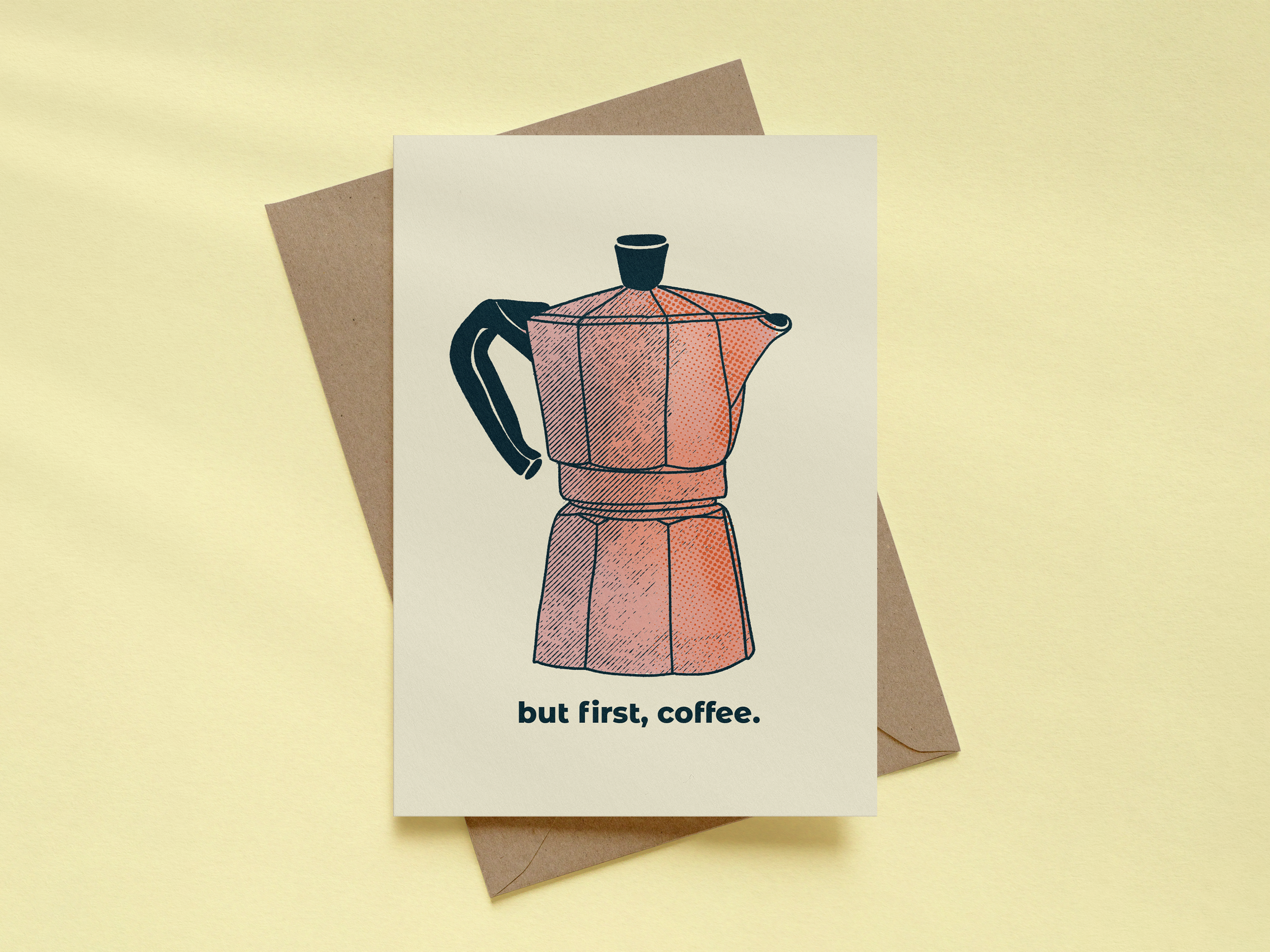 [postcard] moka pot