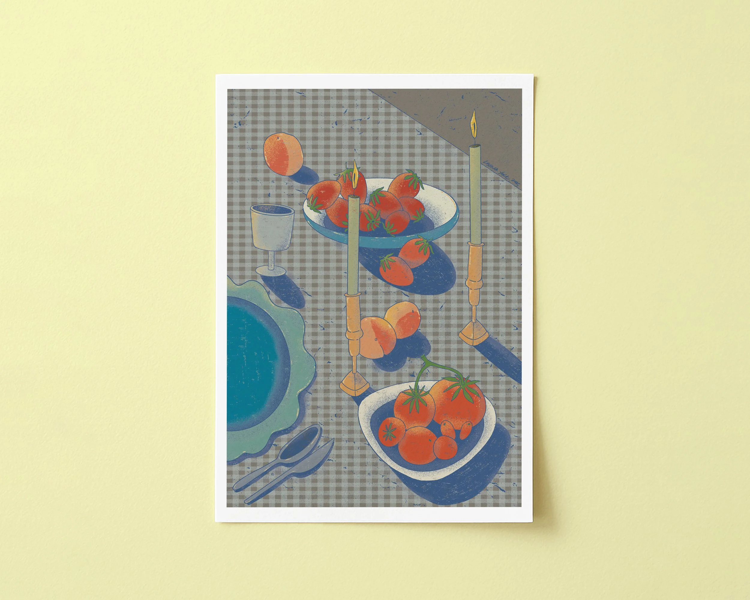 English Table - Art Print