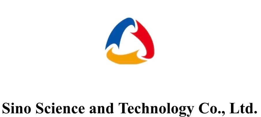 Sino Science and Technology Co., Ltd. logo with a triangular symbol in blue, red, and yellow colors and company name below.