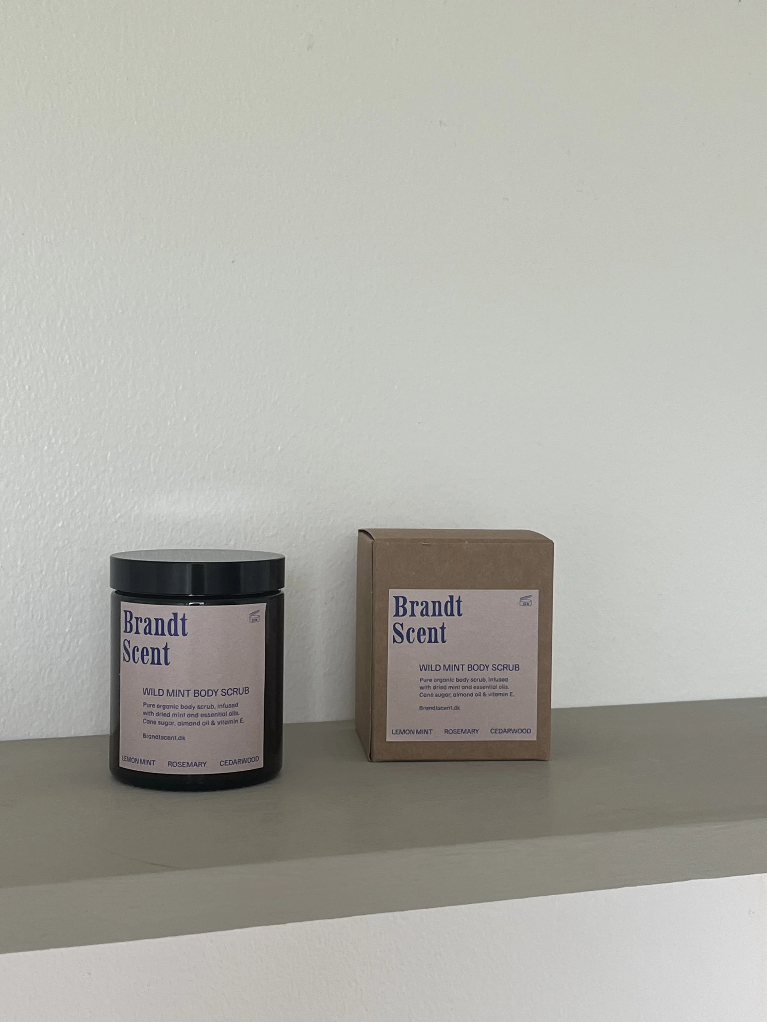 Wild mint body scrub