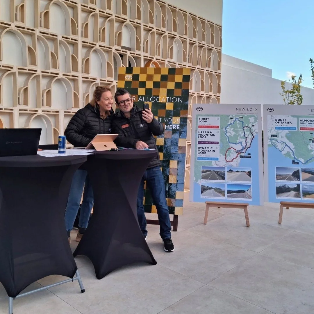 A peek behind the scenes! As you all know the Toyota event is officially done, so time to share a few snapshots. 

We even used our free day to hop over to Gibraltar.. 
Because why not? 😉