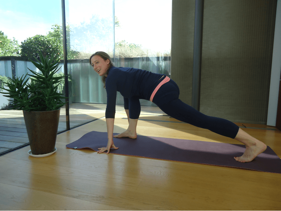 Yoga teacher Sarah Thum-Bonanno