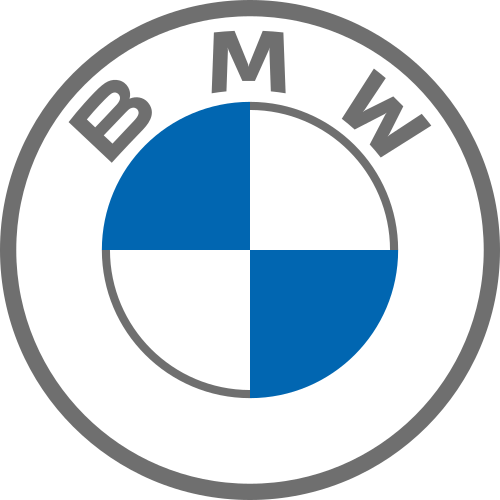 BMW Logo mit blauen und weißen Quadranten