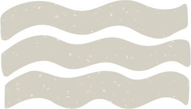 Three wavy, horizontal lines in pale almost white color on a dark blue background.