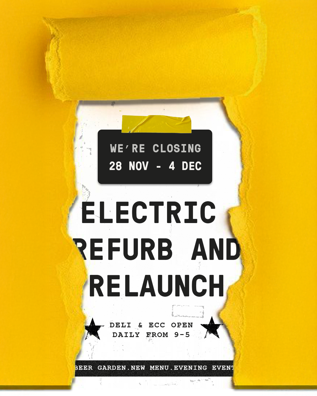 Coming Soon | Refurb &amp; Relaunch