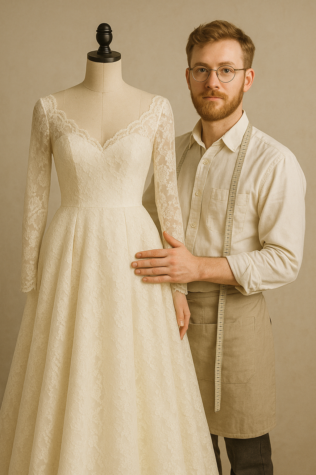 Bespoke Vintage Bridal Gown