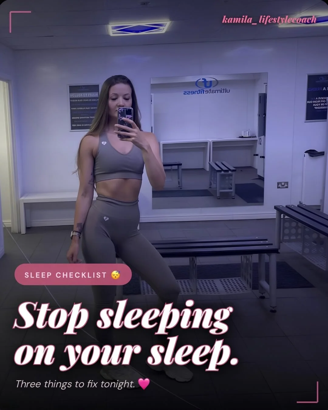 Your sleep is sabotaging your results. 😴

You can train perfectly, eat perfectly &mdash; and still not see the progress you deserve. If your sleep is off, everything is off.

Here&rsquo;s what most people overlook:
😴 Same wake time every day &mdash